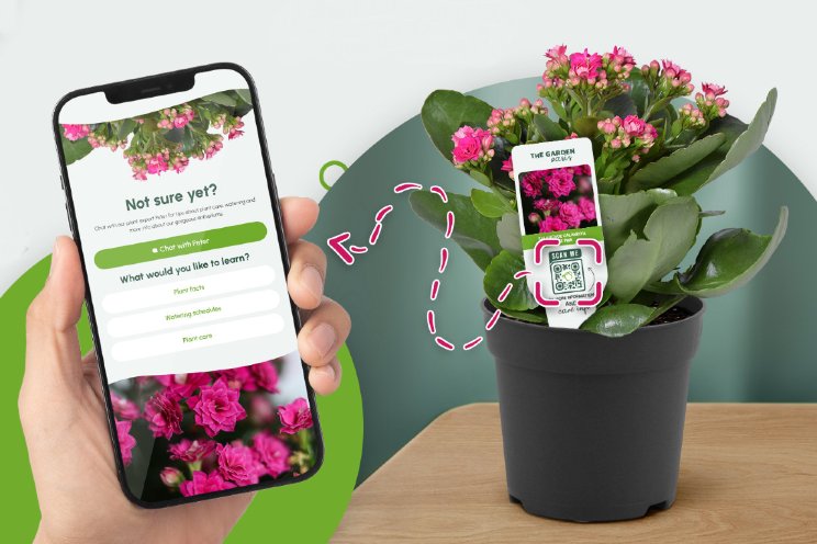 QR-oplossing voor plantverzorging